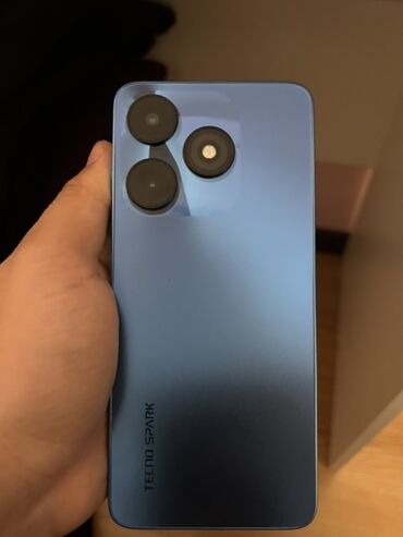 чехлы для телефона fly spark: Tecno Spark, 128 GB, rəng - Göy, İki sim kartlı