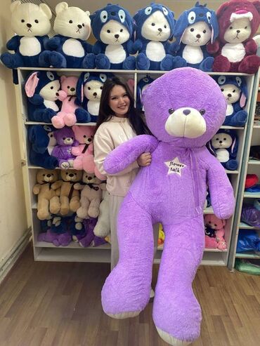 Игрушки: Мишки Бишкек 🧸60 см 1000 сом (Бесплатная доставка) 🧸80 см 1500 сом — 6