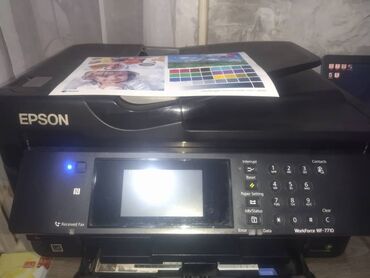 принтер продается: Продаю цветной скоростной, надёжный Принтер Epson WF-7710 печатает на