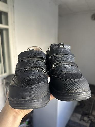 Детская обувь: Детские черные туфли/кроссовки для школы - Модель: Babotou Kids Shoes — 5