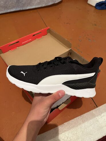 обувь кожанная: Мужские кроссовки, 39.5, Puma, Новый, цвет - Черный