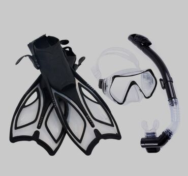 подводные очки: Набор Маска, ласты, трубка для подводного плавания+бесплатная доставка