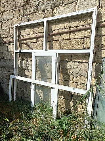 İşlənmiş İkiqat şüşə paketi Plastik pəncərə, Еni: 1 sm, Uzunluğu: 1 sm, Ödənişli quraşdırma