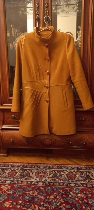 qadin palto modelleri: Palto Ad Lib, 2XL (EU 44), rəng - Sarı