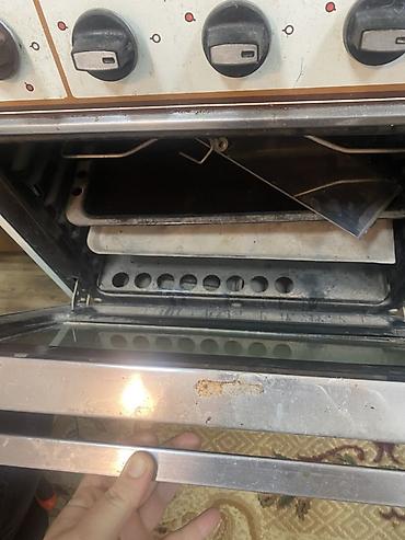 Qaz sobaları: Mətbəx üçün qaz plitəsi və üst dolab dəsti - Qaz plitəsi: 4 gözlü üst — 2