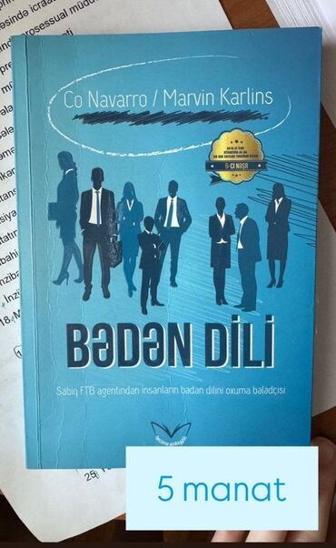 Digər kitablar və jurnallar: "Bədən dili" kitabı Co Navarro və Marvin Karlins tərəfindən