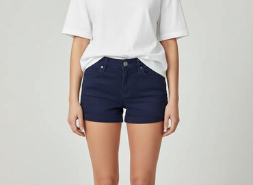 jeans mom slim fit stradivarius: H&M, Szorty damskie, rozmiar XS
