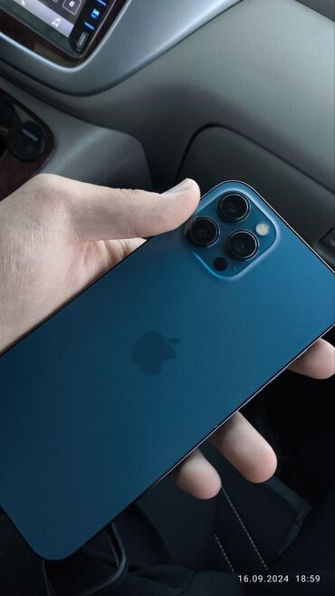 чехлы на айфон 11 про макс: IPhone 12 Pro Max, Б/у, 128 ГБ, Pacific Blue, Зарядное устройство, Чехол, 81 %