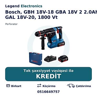 baltalar: Elan başlığı: Perforator Bosch, GBH 18V-18 GBA 18V 2 2.0Ah GAL 18V-20 — 1