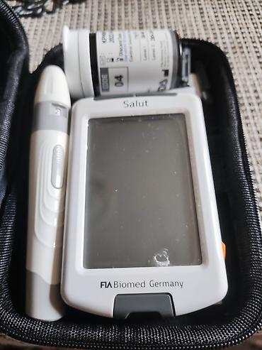 qlükometr: FLA Biomed “Salut” qlükometr dəsti - Növ: Qan qlükoza ölçən cihaz — 1