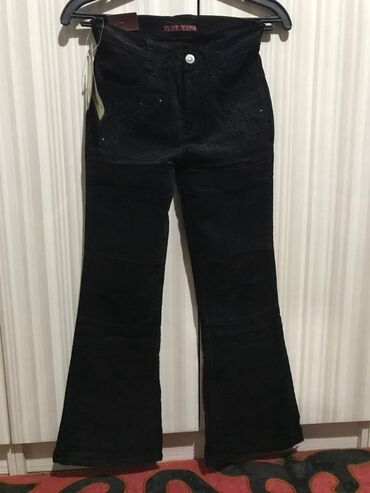 жилет сумка: Новые на девочку 8-9 лет. 1) Брюки - Цвет: черный - Фасон