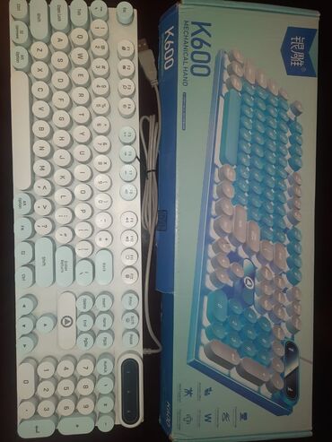 Настольные ПК и рабочие станции: Məhsul: K600 “Mechanical Hand” klaviatura 🔹Tam ölçülü, numerik bloklu