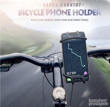 Dodaci za bicikl: NOVO Silikonski Držač, nosač za mobilni za bicikl. Stabilan nosač za na lalafo.rs — 2 Dodaci za bicikl: NOVO Silikonski Držač, nosač za mobilni za bicikl. Stabilan nosač za — 2