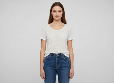 bluzy y2k: F&F, T-shirt damski, rozmiar M