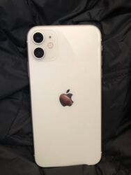 компьютер айфон: IPhone 11, Колдонулган, 64 ГБ, Ак, 77 %