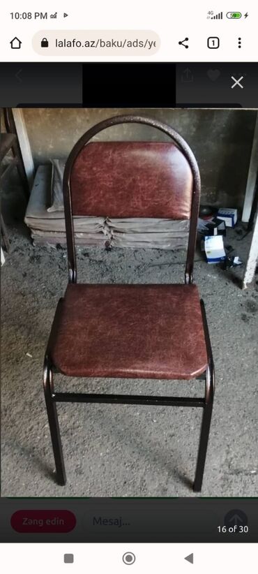 Stullar: Stulllar sexdən birbaşa satışı var modellər coxdur rəng secimi coxdur — 4