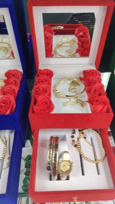 Saat dəstləri: Yeni, Klassik Saat dəsti, rəng - Qızılı — 13