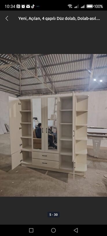 Dolablar: Yeni, Açılan, 3 qapılı Düz dolab, Qarderob, paltar dolabı, Türkiyə -da lalafo.az — 10 Dolablar: Yeni, Açılan, 3 qapılı Düz dolab, Qarderob, paltar dolabı, Türkiyə — 10