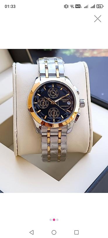 3d saat: Tissot kişi qol saatı – klassik xronoqraf dizaynı Rolex, Rolex saat — 10