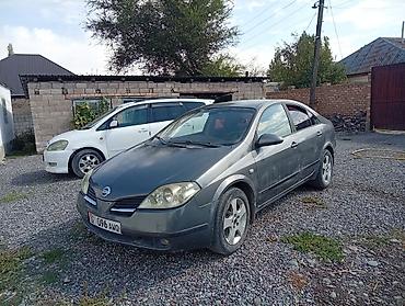 Унаа сатуу: Nissan Primera: 2004 г., 1.8 л, Кол менен иштөөчү, Бензин, Седан — 1