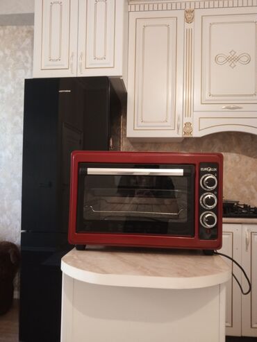 zimmer zm tvsh3245: Духовка Eurolux, Электрическая, цвет - Красный, Отдельностоящая