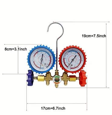 manometr: Manifold olçmə cihazı Model: TOOL 05-SET Kondisionerin doldurulması — 3
