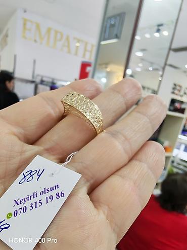 Aksesuarlar: Toy, Üzük, Sarı qızıl, 585 Əyar, Qaşsız — 2