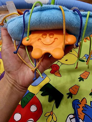 Другие игровые комплексы: Развивающий коврик с дугами и подвесными игрушками для малышей - — 10