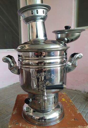 odun samovar satilir: Samovar Türk samovarı sözenler. 4 litrlik ideal bir samovar. Odun və