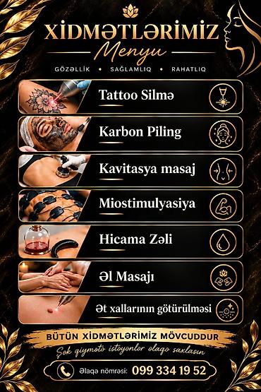 Gözəllik və sağlamlıq: Gözəllik, sağlamlıq və rahatlıq üçün peşəkar xidmətlər: - Tattoo — 1