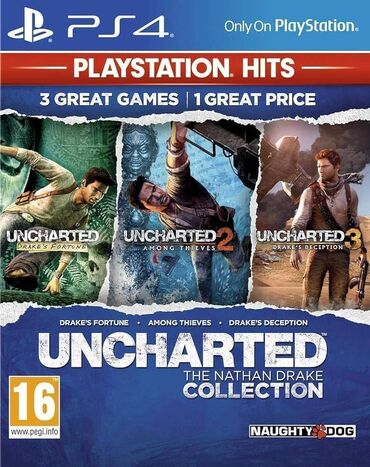 игры для плейстейшен 3 купить: Оригинальный диск ! Uncharted: The Nathan Drake Collection –