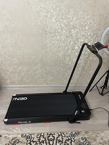Спорт жана эс алуу: Беговая дорожка GENAU Stride X — компактная домашняя модель с — 2