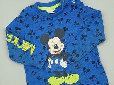 bluzka biała długi rękaw: Blouse, Disney, 9-12 months, condition - Fair