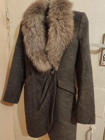 длинное платье трапеция: Пальто, Зима, Длинная модель, XL (EU 42)