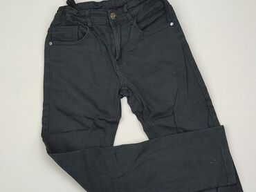 Jeansowe: Spodnie jeansowe, 13 lat, 152/158, stan - Dobry