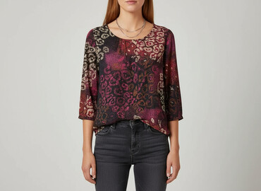 modne bluzki plus size: More & More, Жіноча блуза, розмір M