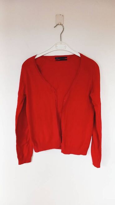 Women's Sweaters, Cardigans: L (EU 40), Cotton, Buckle, Single-colored