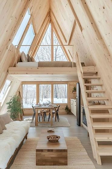 Продажа модульных домов: Модульные деревянные дома и A‑frame (А‑образные) домики под ключ — 4