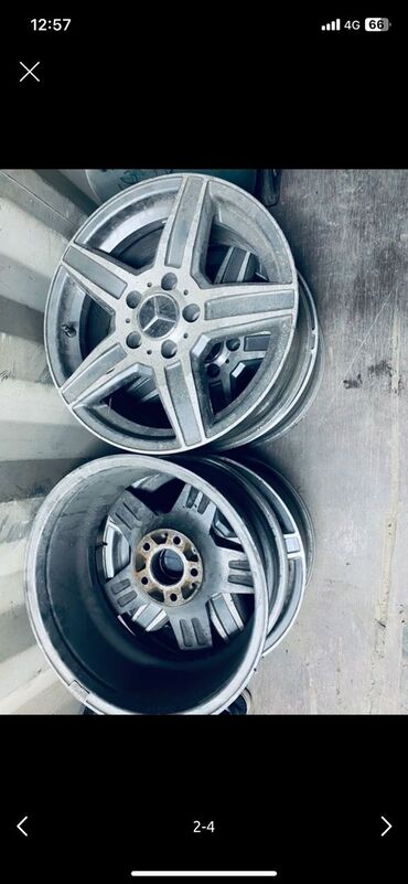 купить колесо для тележки: Литые Диски R 16 Mercedes-Benz, Комплект, отверстий - 5, Новый