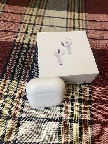 airpods orginal: Беспроводные наушники-вкладыши, Apple, AirPods 4, Новый — 1
