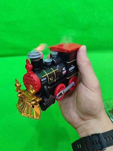 Игрушки: Поезд игрушка на железной дороге🚂 Комплектация товара: поезд, 3 — 4