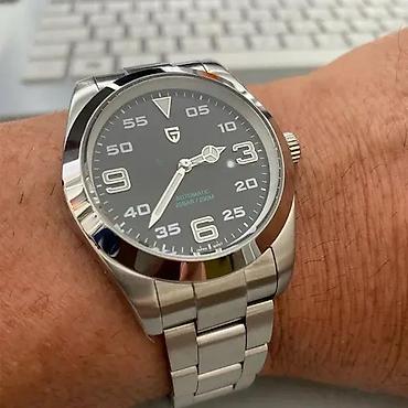 Ručni satovi: Pagani Design PD-1692 -Crna/Black- Rolex Air King -Automatik Potpuno — 1