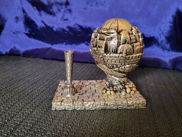 Ostali kućni dekor: Globus vintaz Jerusalim,rucna obrada. Figura maksimalno ocuvana,pun — 11