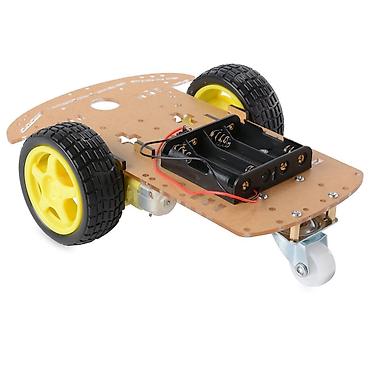 arduino uno: 2 təkərli Arduino/robot maşını şassisi – montaj dəsti - Material — 1