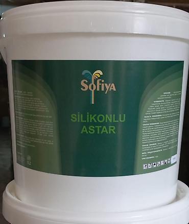 divar boyasi: Silikonlu Divar üçün boya, 15 kq, Suya davamlı — 1
