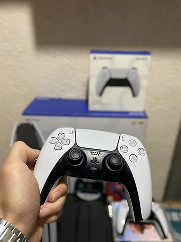 xbox one fat: Sony ps 5 slim + 5 игр + два джойстика + коробка. Пс 5 слим с — 3
