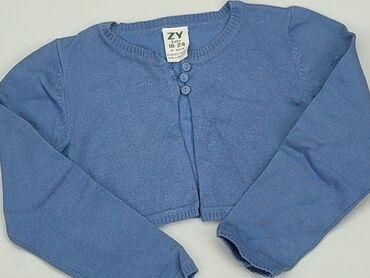 sweterek z gipiurą: Sweterek, 1.5-2 lat, 86-92 cm, stan - Dobry