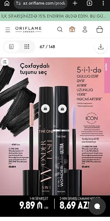 hamam dest: Oriflame THE ONE göz makiyajı və bədən qulluq məhsulları - THE ONE — 3