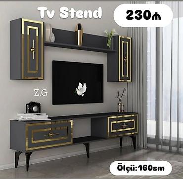 Yeni, Düz TV altlığı, Polkalı, Laminat