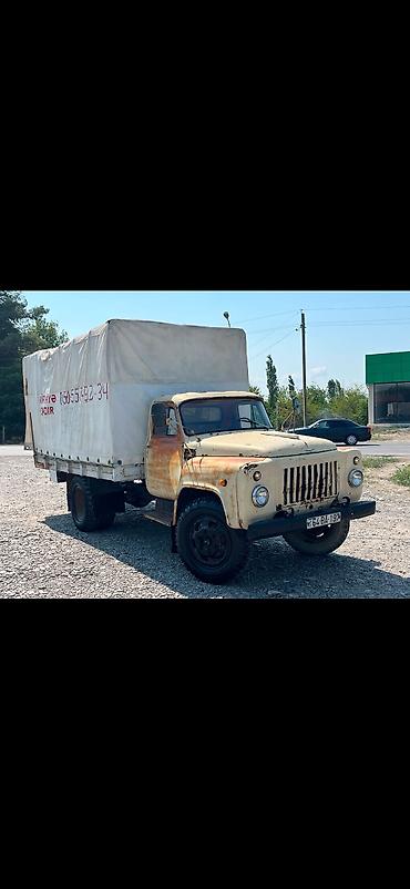 Çadırların icarəsi: Yük maşını – tentli platforma - Marka/model: GAZ-53 (klassik ön — 1